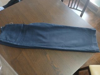Pantalón Zara mujer azul con cremallera