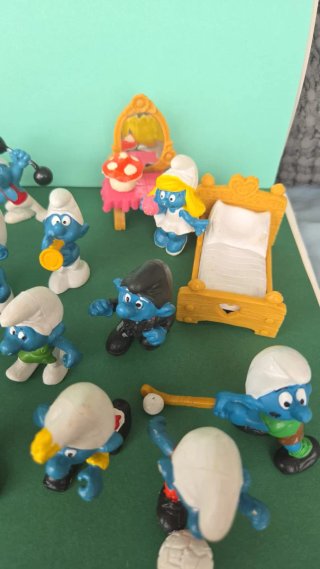 Lote Pitufos PVC Schleich