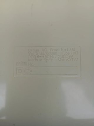 !OCASIÓN! Calefactor Eléctrico Braun 2000W
