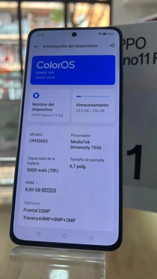 Oppo Reno 11 F 5G Verde 256GB