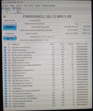 Disco Duro NAS Seagate IronWolf 8TB