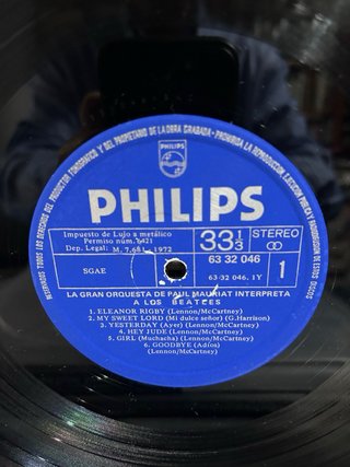 Paul Mauriat interpreta a los Beatles LP