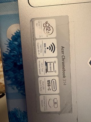 Chromebook Acer argento