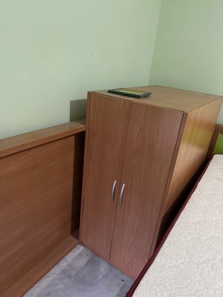 Habitación infantil litera madera y metal