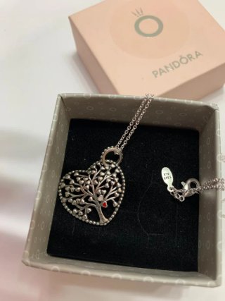 Collar Corazón Árbol de la Vida Pandora