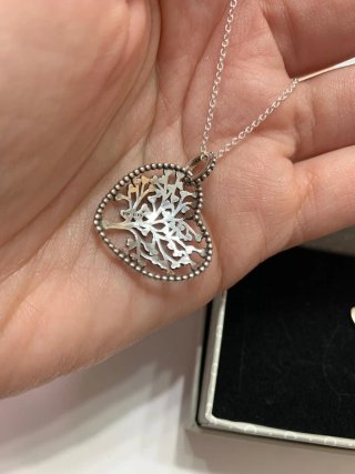 Collar Corazón Árbol de la Vida Pandora