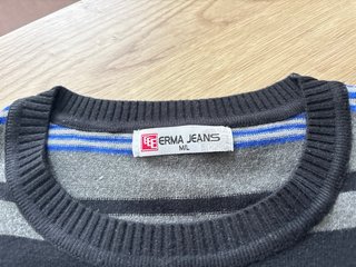 Jersey Erma Jeans Talla M/L Rayas