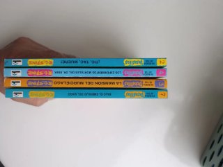 Lote 4 libros En busca de tus pesadillas (2, 3, 4,