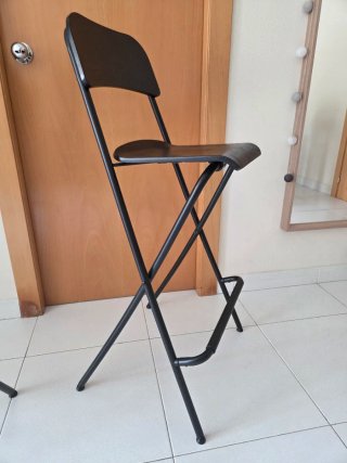 Taburetes Plegable IKEA Franklin Negro