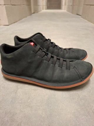 Zapatos Camper Beetle Negro Naranja