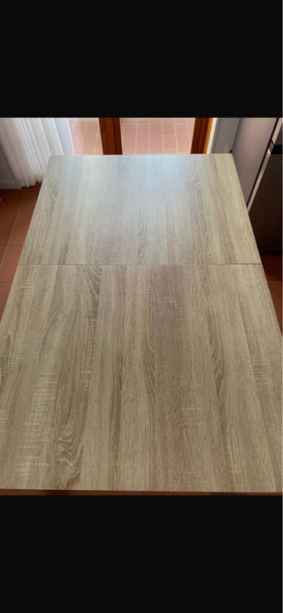Mesa de comedor de madera extensible
