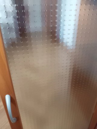 Espejo y mueble de baño madera