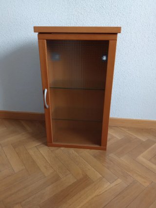 Espejo y mueble de baño madera