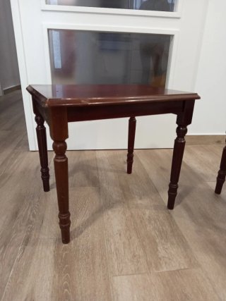 Set di 2 tavolini in legno