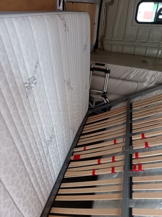 somier+ colchon 135*190 + patas