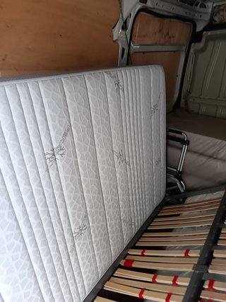 somier+ colchon 135*190 + patas