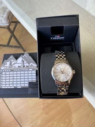 Reloj Tissot Mujer Plata y Blanco