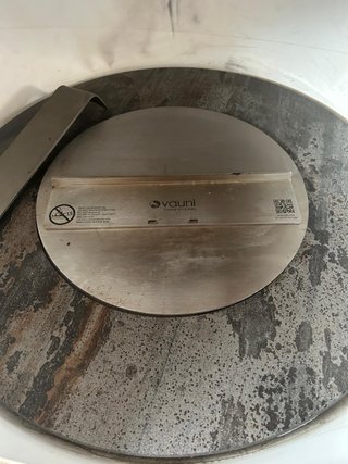 Chimenea Vauni Metálica Blanca