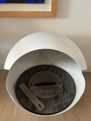 Chimenea Vauni Metálica Blanca