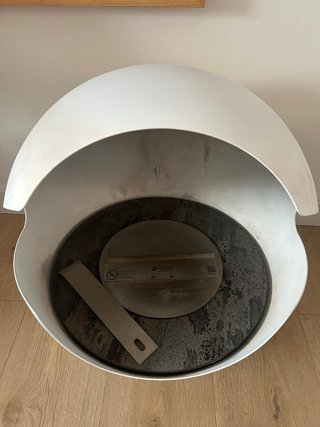 Chimenea Vauni Metálica Blanca