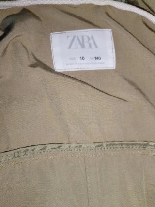 Parka Zara niña T.10