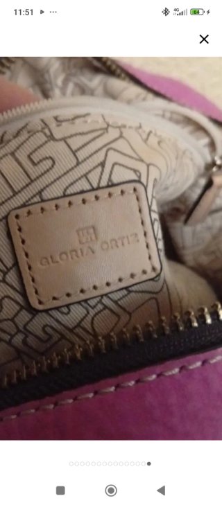 Bolso Piel Gloria Ortiz Buganvilla y beige