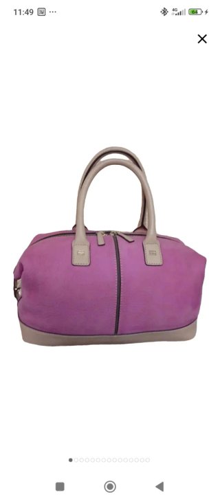 Bolso Piel Gloria Ortiz Buganvilla y beige