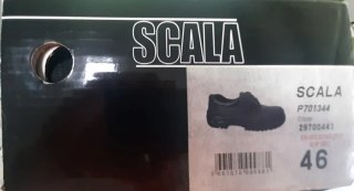 Zapatos de trabajo SCALA negros T-46 nuevos.