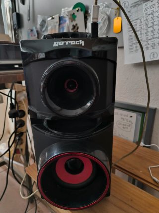 Altavoz Portátil Go Rock GR03 Negro/Rojo
