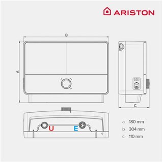 Termo Eléctrico Instantáneo Ariston Aures SM EU