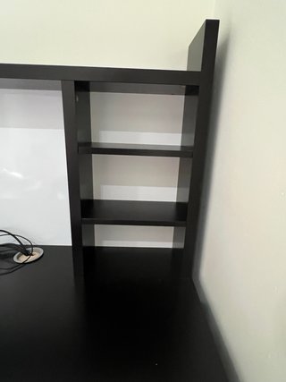 Escritorio IKEA MIKI Negro y Blanco
