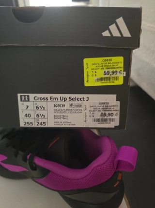 Zapatillas Baloncesto Adidas Cross Em Select 3