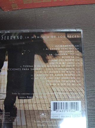CD Ismael Serrano - La Memoria de los Peces