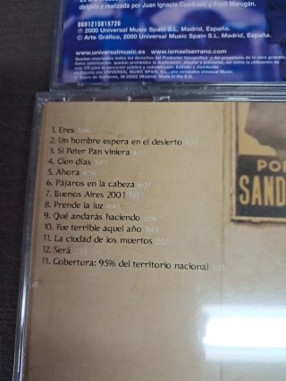 CD Ismael Serrano - La Memoria de los Peces