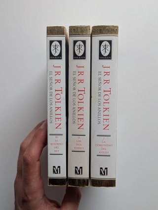 Pack trilogia libros El Señor de los Anillos