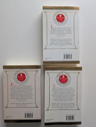 Pack trilogia libros El Señor de los Anillos