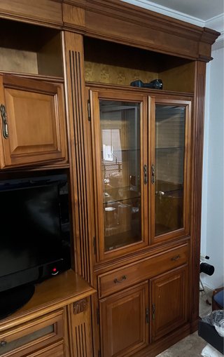 Mueble de comedor modular, madera.