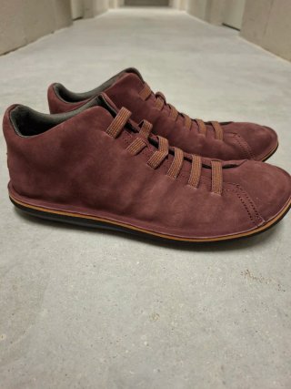 Camper Beetle Zapatos Burgundy o vino
