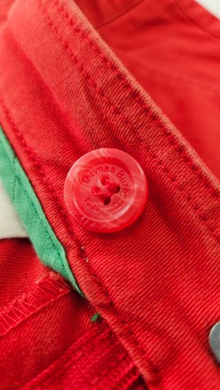 Burberry Shorts Mujer Vintage Bermuda Roja L 44 Hi