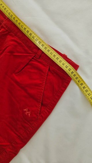 Burberry Shorts Mujer Vintage Bermuda Roja L 44 Hi