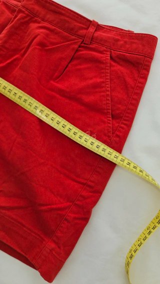 Burberry Shorts Mujer Vintage Bermuda Roja L 44 Hi
