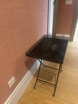 Mesa auxiliar metal camarera