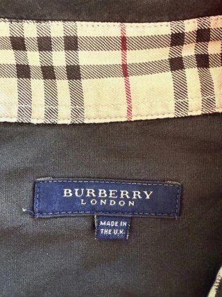 Burberry London Camicia Donna M Nera Check Casual