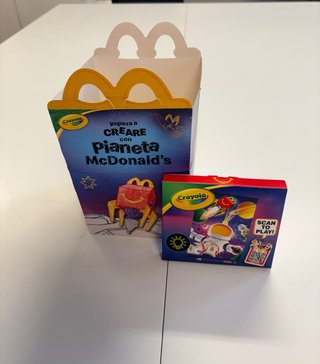 Set Creatività Happy Meal Spazio Crayola