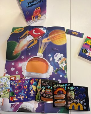 Set Creatività Happy Meal Spazio Crayola