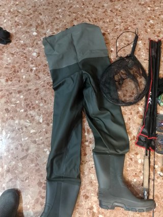 Equipo de pesca para trucha