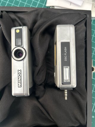 MINOX DSC Silver Cámara Espía Digital con Flash