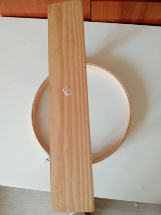 Bastidor de bordar de madera