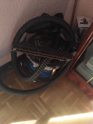 Aspirador con manguera y cepillo