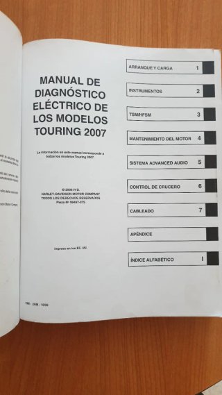 Manual Diag. Eléctrico Harley Davidson Touring '07